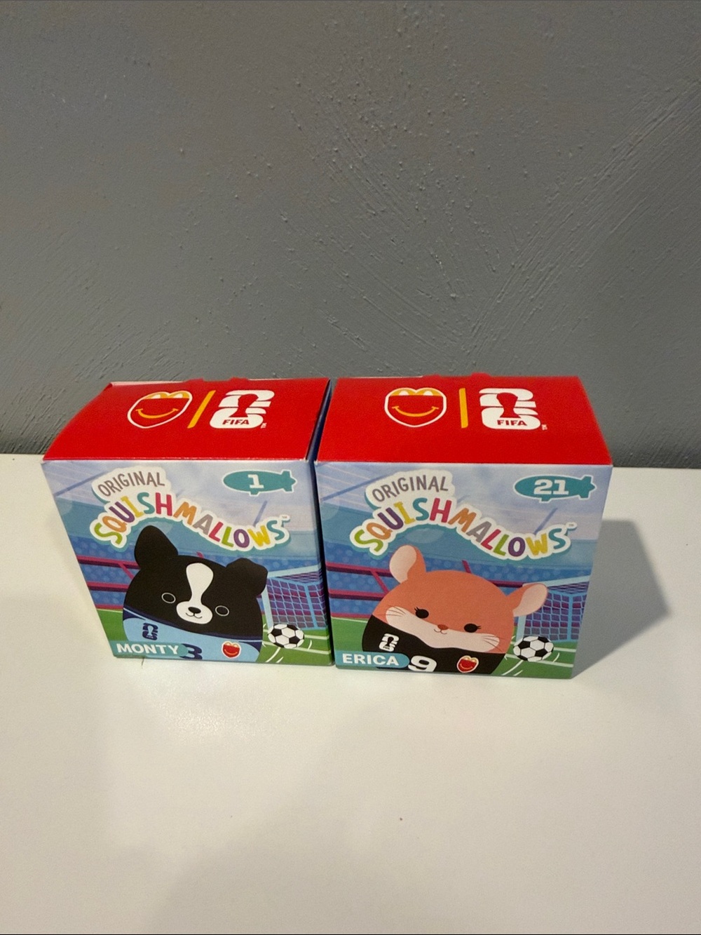 McDonald’s Squishmallow toys 1 and 21